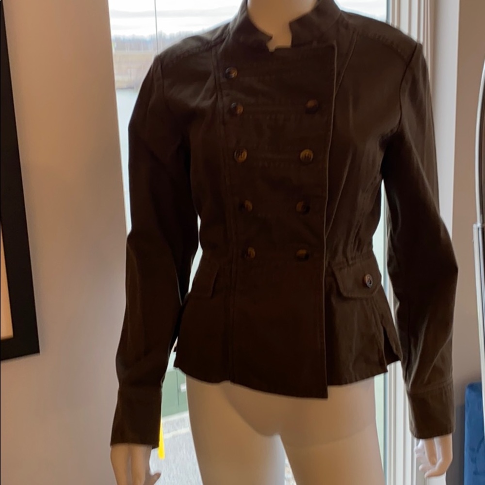 Womens military jacket, army green. Large. FW-7